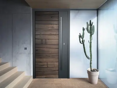 Exterior Door Low-poly 3D model