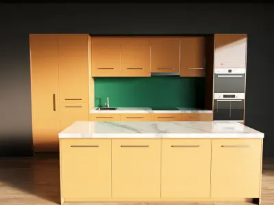 115-Kitchen7 glossy 10 3D model