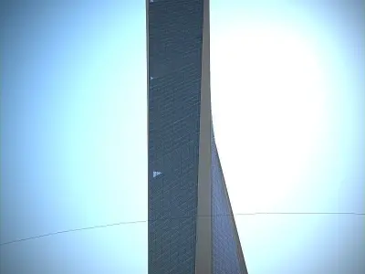 Skyscraper in shanghai 3D model