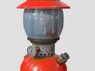 Coleman Lantern Low-poly 3D model