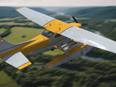  Seaplane with Floats 