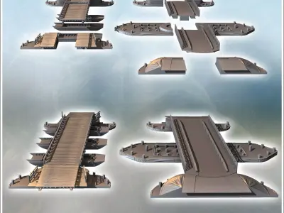 Son Bridge Netherlands - World War Two Second WWII Front Eastern 3D print model