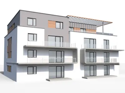 Appartment house 3D model