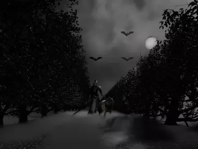 wolf men 3D model