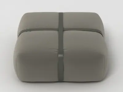 Ivano Redaelli Harper Pouf Low-poly 3D model