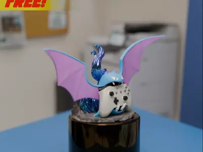 Golbat Controller Stand 3D print model