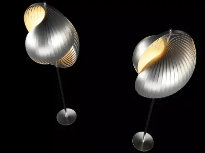 Bonnieux Floor lamp Low-poly 3D model