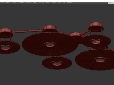 RIPPLE il Paralume Marina Low-poly 3D model