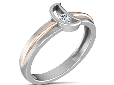 38 Light wt women ring 3dm stl render details bulk collection  3D print model