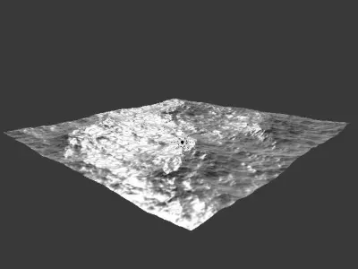 Ocean Low-poly 3D model