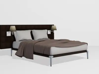 Noobist - Bed - casvolga  Low-poly 3D model