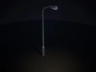 Simple Street Light 3D model purchase