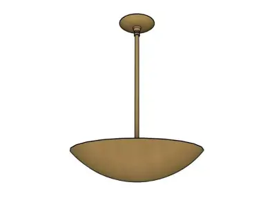 Dome Brass Ceiling Pendant by Orange Furniture 3D model