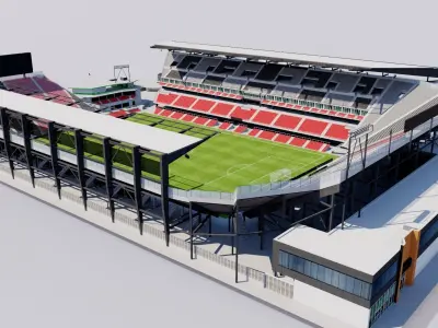 Audi Field - Washington DC - USA 3D model