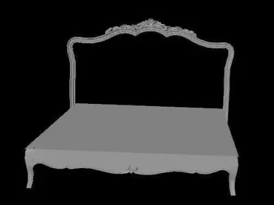 cnc carving bed 3D model