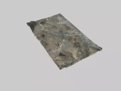 Riverside City Low-poly 3D model