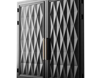 Gate black loft 015 3D model