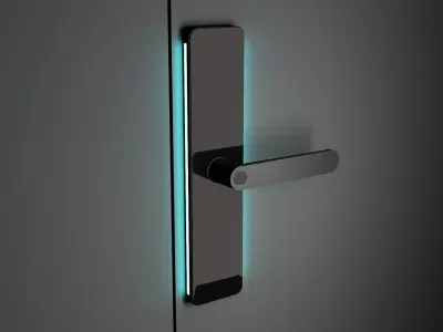 Smart Door Lock 3D model