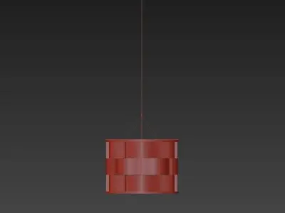 WEAVE drum pendant light 3D model