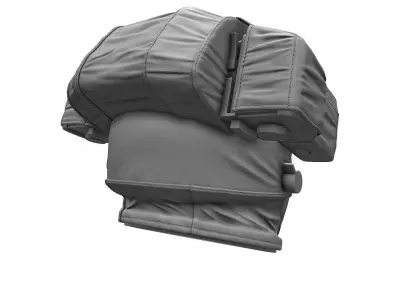 Astronaut Space Helmet - High Poly 3D model