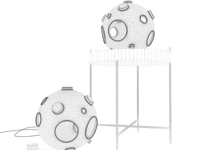 Unique Floor Lamp  3D model