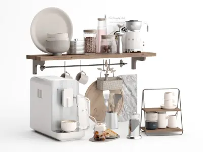 Kitchen Accessories 3D model 3