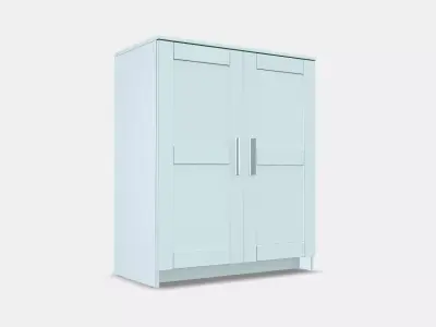 BRIMNES Cupboard with doors Low-poly 3D model