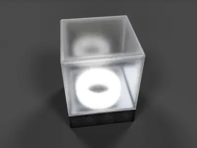 Bathroom Wall Light V01 - High Poly  3D model