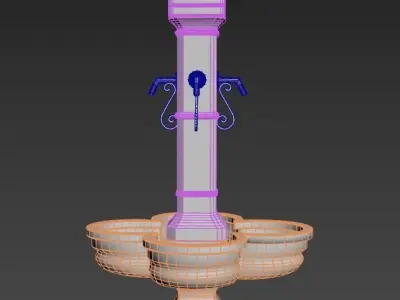 Public Fountain 3D model