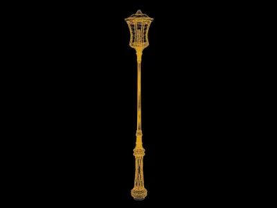 Light Pole Game Ready Low-poly 3D model