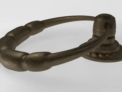 Bronze Furniture Handle 8 3D model