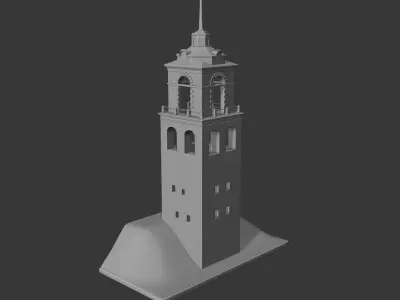 Pskov Bell Tower for 3D Printing 3D print model