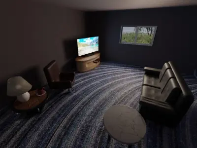 Living Room 3D model