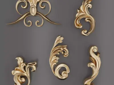 Trim Ornament 104 3D model