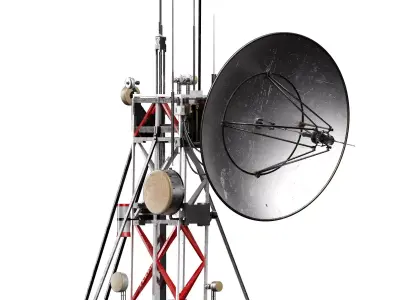 Satellite Dish 3D model