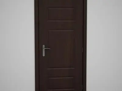 CGAxis Door 3D model 46