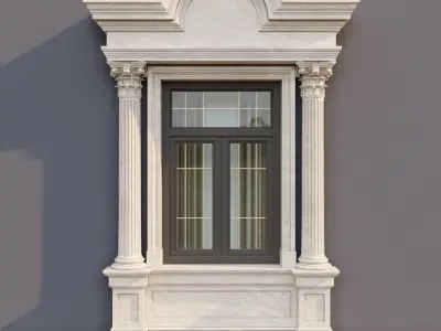 Classic element Window 3D model