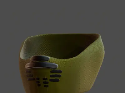 Gas mask helmet 3d model scifi Low-poly  Low-poly 3D model 169