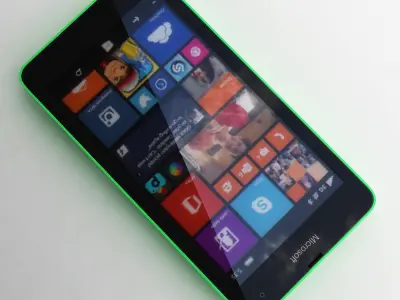 Microsoft Lumia 535 Green 3D model