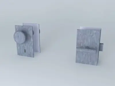 Lock sets doorknobs Free 3D model