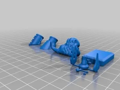 XIX ce Victorian age Tower-Terrain-Modelism Kit Multiparts  3D print model