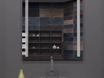 Illuminated Mirror 3 3D model