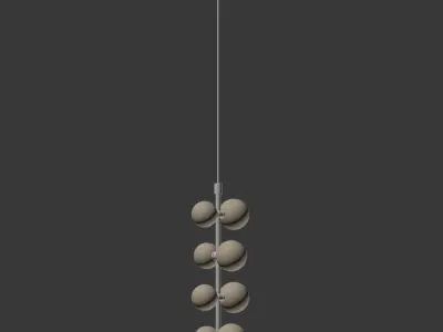 ModernRail Pendant Light by Tech Lighting 3D model