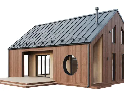 Barn house 06 3D model