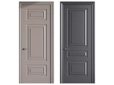 Modern entrance door 84 3D model