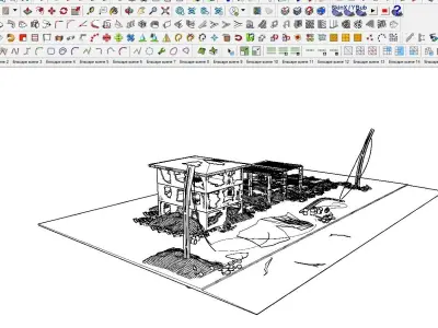 DAMAGED BUILDINGS 3D model