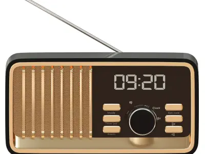 radio 10 3D model