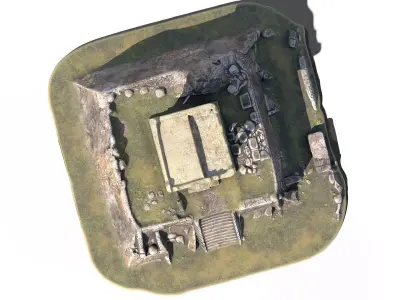 Acropolis 01 PBR Low-poly 3D model