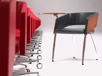 M - modern dining chair 3D model