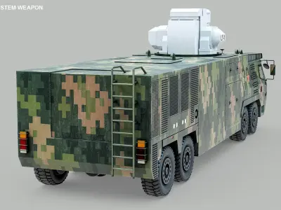  LY-1 Military Laser Weapon Complex Vehicle Based PBR 